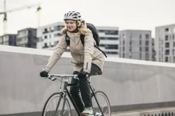 Cyclist II gefütterter Parka Damen - black
