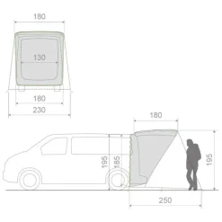 Drive Van Trunk Autozelt