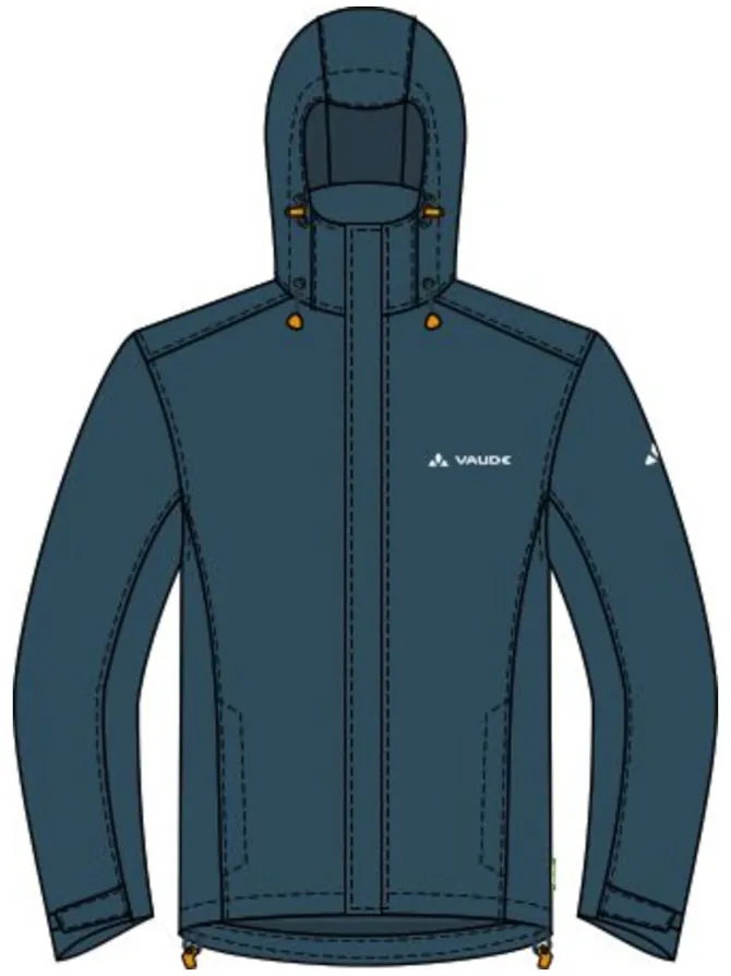 Escape Light Regenjacke Herren - baltic sea uni
