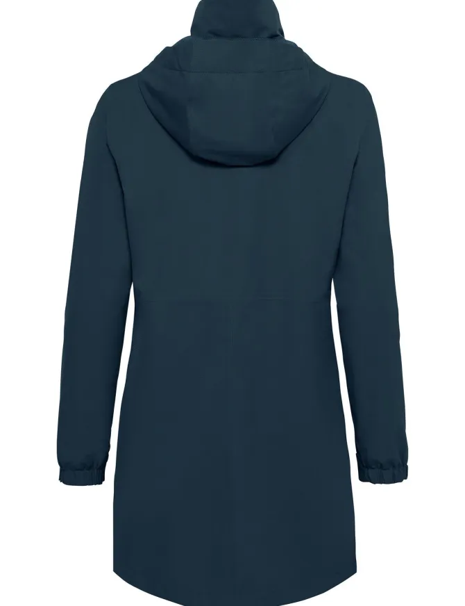 Escape Regen-Parka Damen - dark sea