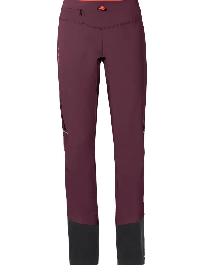Larice Skitouren Hose Leicht Damen - cassis