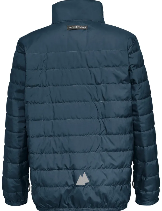 Limax Padded Isolationsjacke Kinder - steelblue