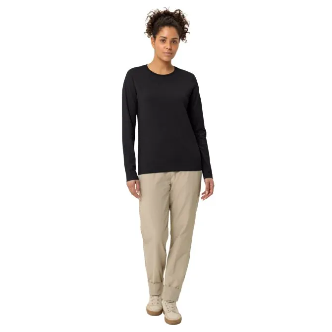 Logo Langarmshirt Damen