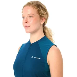 Matera Full-Zip ärmelloses Fahrrad Trikot Damen