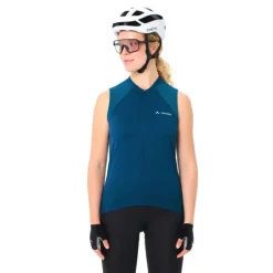 Matera Full-Zip ärmelloses Fahrrad Trikot Damen