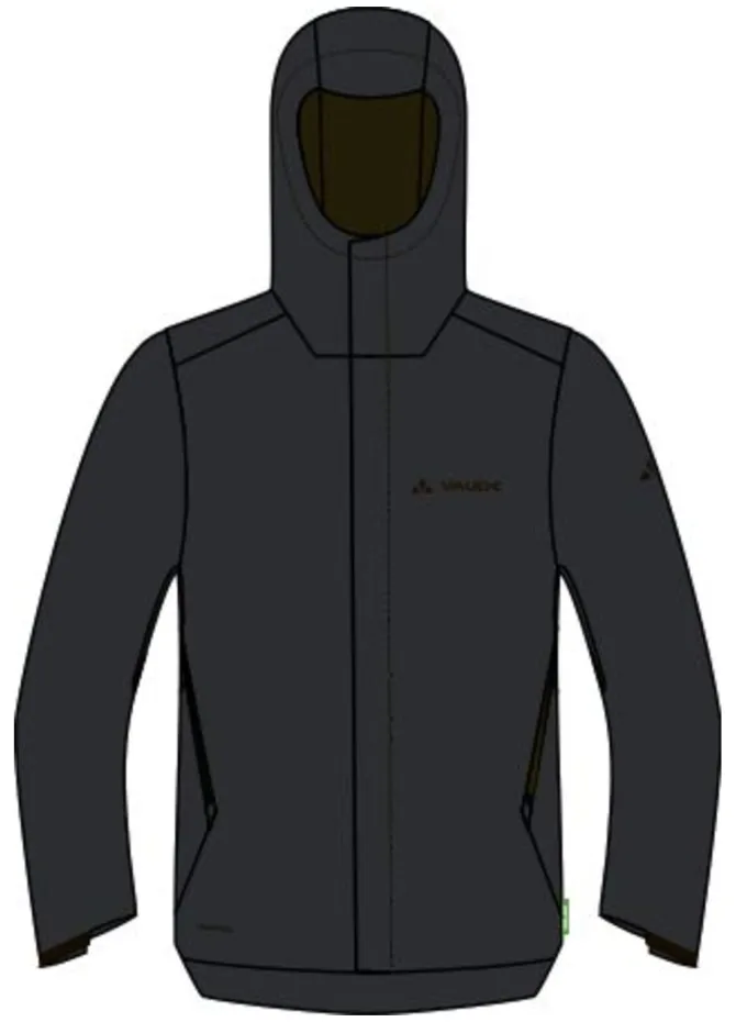 Men's Cyclist Warm Rain Jacket - black uni