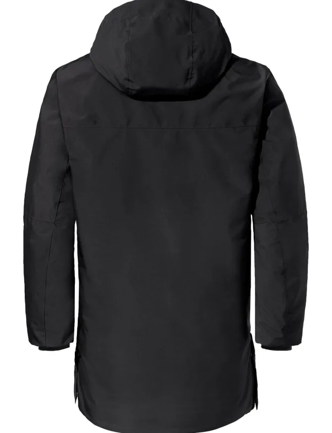 Mineo II wasserdichter Mantel Herren - black uni