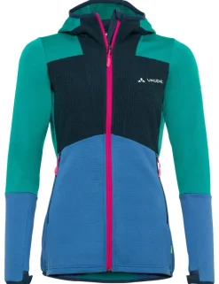 Monviso Grid Fleece Jacke Damen - dark sea