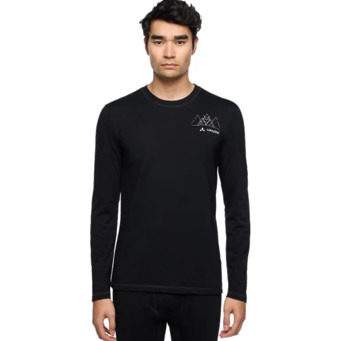 Monviso II Langarm Shirt mit Wolle Herren