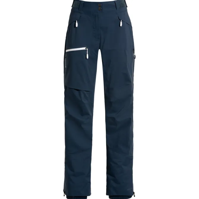 Monviso 3-Lagen Hardshell Hose Damen, dark sea
