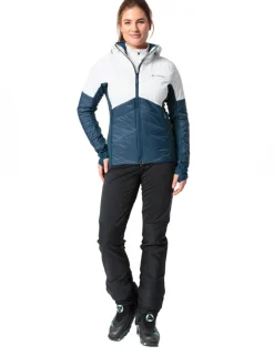 Sesvenna Isolierende Jacke Damen - dark sea/white