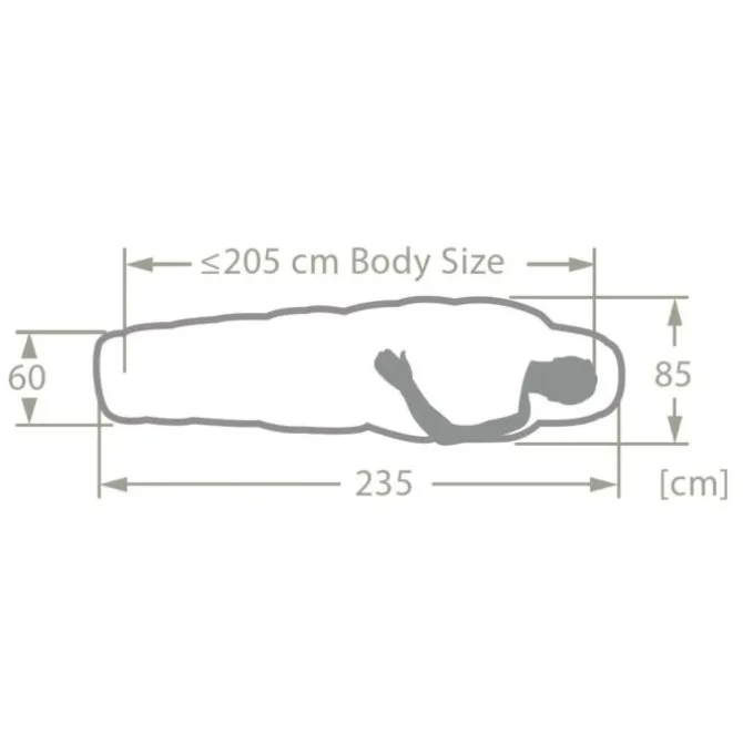 Sioux 800 II XL Kunstfaserschlafsack