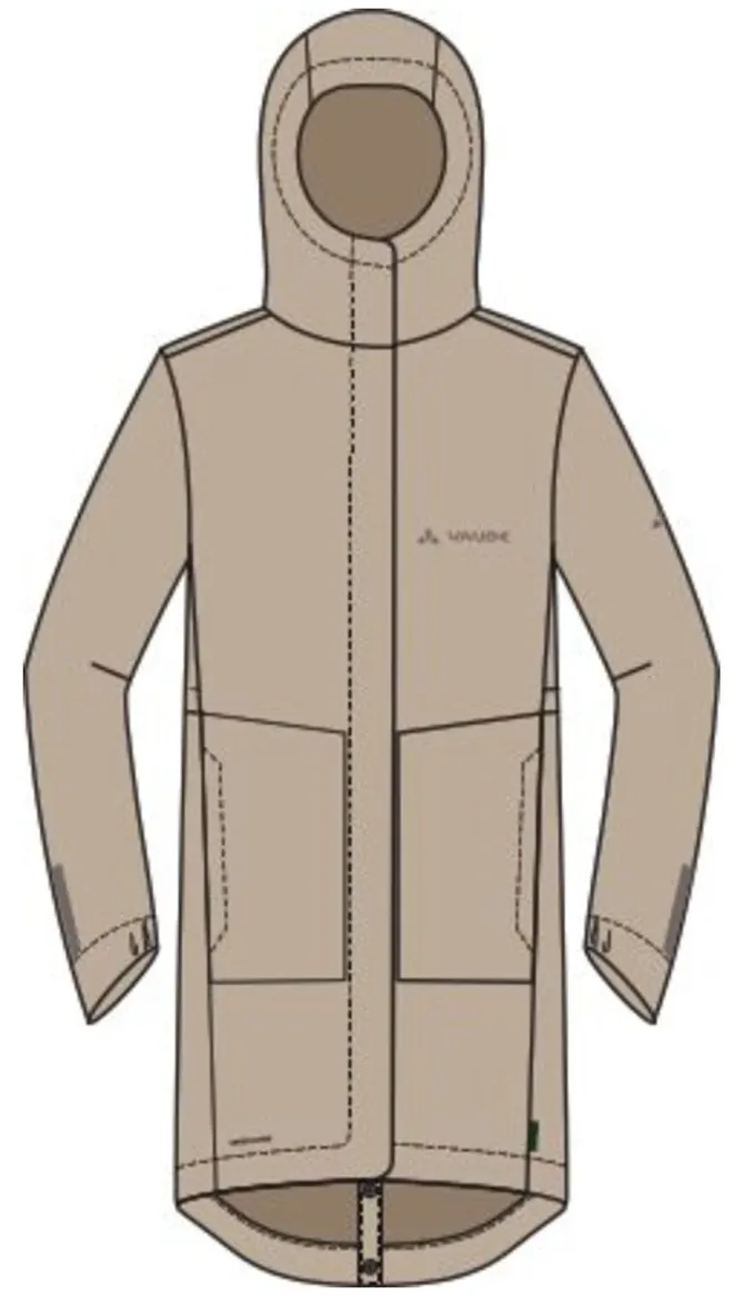 Women's Cyclist padded Parka II - linen
