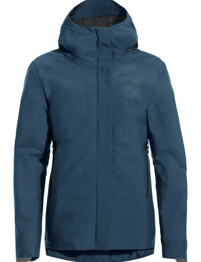 Women's Cyclist Warm Rain Jacket - dark sea
