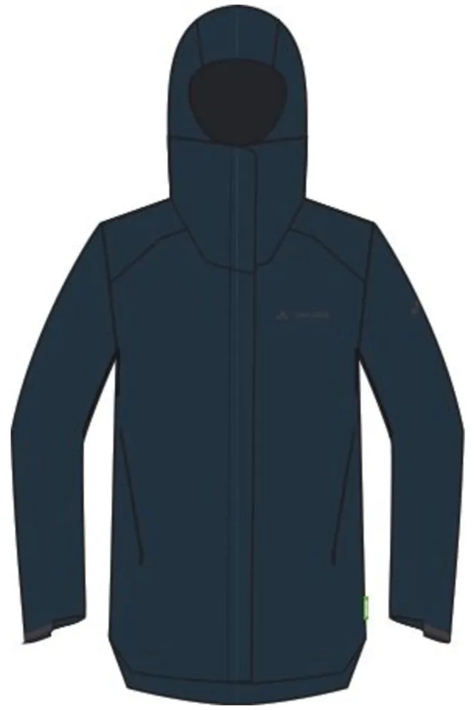 Women's Cyclist Warm Rain Jacket - dark sea