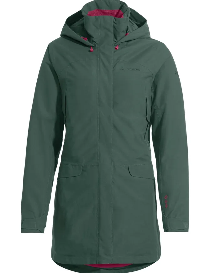 Women's Skomer Wool Parka - dusty forest