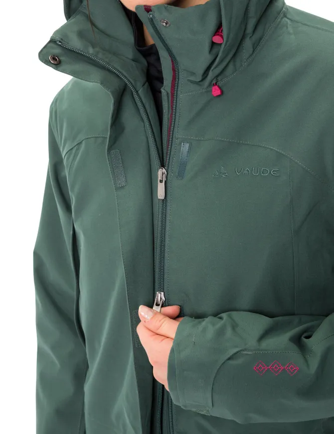 Women's Skomer Wool Parka - dusty forest