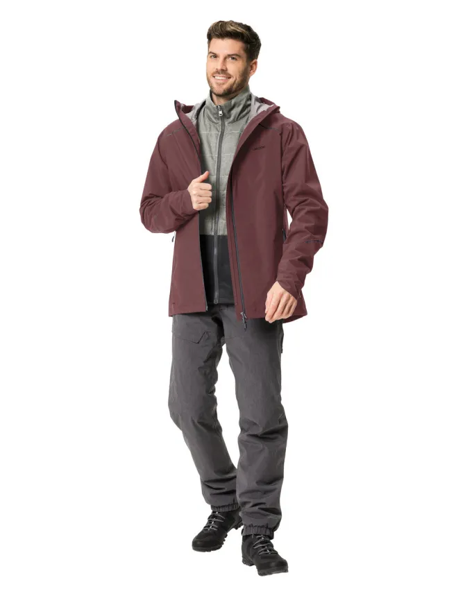 Yaras 3-in-1 Fahrradjacke Herren - dark oak